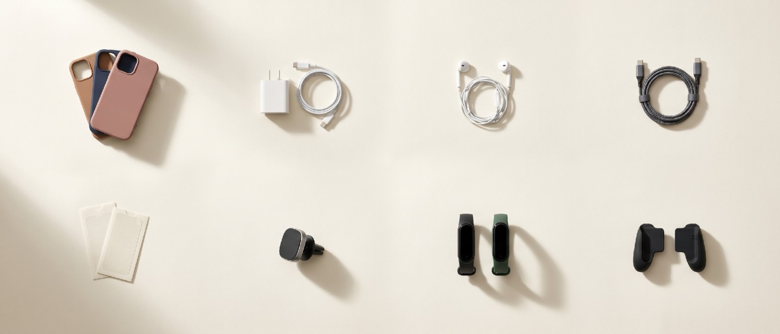 KOFF product catalog: cases, chargers, audio, cables, screen protectors, car mounts, wearables, gaming